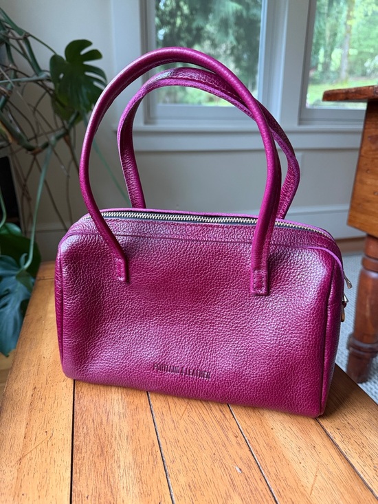 Portland Leather Handbags - PLG large Sloan in orchid